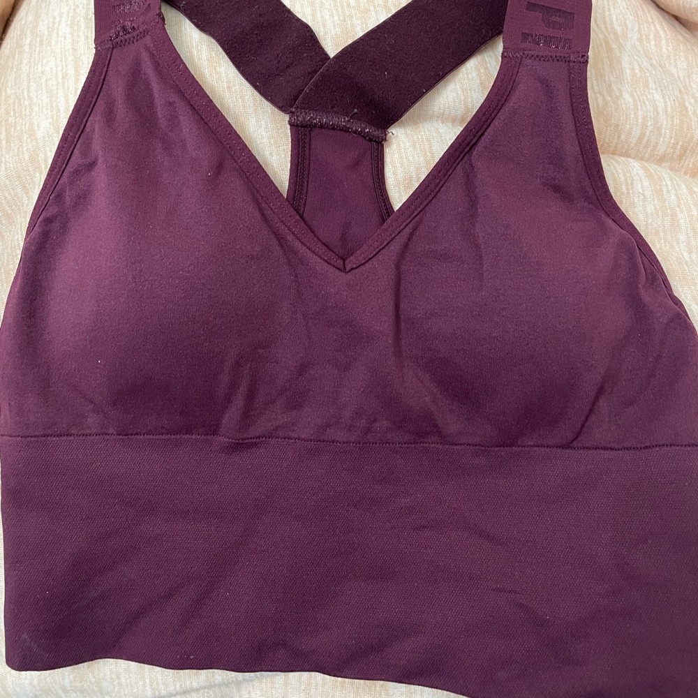 VS PINK Longline Seamless Sports Bra - S